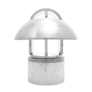 Kaj loft krom E27 med fast skärm opal kupa